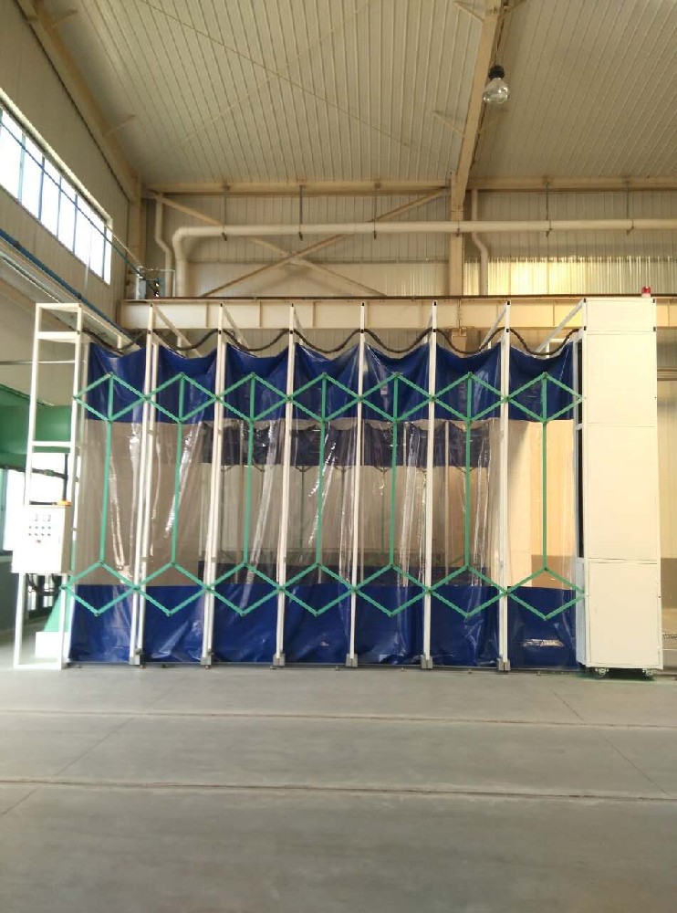 伸缩式喷漆房在实际应用中的优势